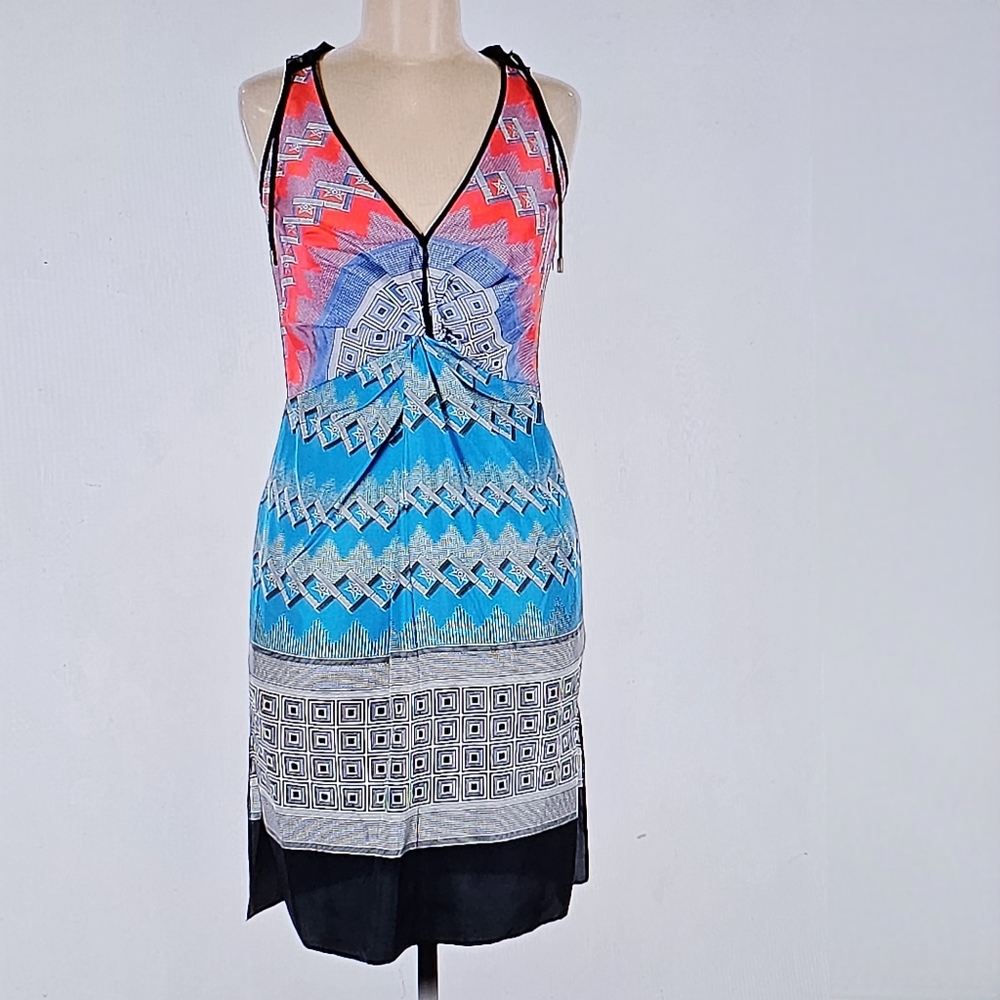 DEREK LAM 100% SILK DRESS MADE IN ITALY